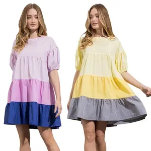 Blusa informal de estilo japonés para mujer, falda amarilla a la moda de verano, 2022