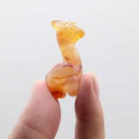 Mini kristal oyma toptan şifa taşları kristal oymalar yüksek kaliteli çiçek akik