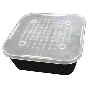 Señuelo de gusano de tierra <span class=keywords><strong>para</strong></span> pesca marina, <span class=keywords><strong>caja</strong></span> de plástico de 17,3x17,3x7cm, venta al por mayor de fábrica - Product Image 1