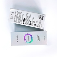 Boîte d'emballage logo personnalisé pour parfum, feuille d'or, coffret cadeau pour les soins de la peau, 1 pièce