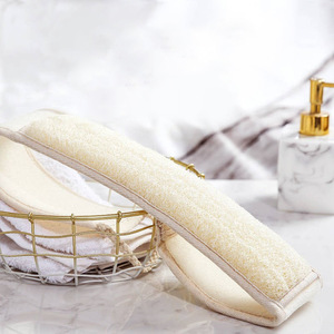 Loofah Pull Back Strip Massage Brush All Natural Long Handle <b>Body</b> Cleaner for Head Back <b>Scrubbing</b> Fashion Design for Adults - Product Image 2