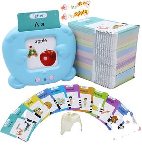 224 Tarjetas de Aprendizaje de Árabe y <span class=keywords><strong>Español</strong></span>, 510 Tarjetas de <span class=keywords><strong>Palabras</strong></span>, Juguete de Aprendizaje de Lectura y Habla, Máquina de Aprendizaje para Niños - Product Image 1