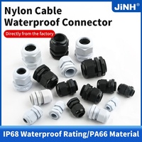 Connecteur de câble électrique étanche en nylon plastique PG16 pour solutions de fixation et de protection des fils - Presse-étoupe