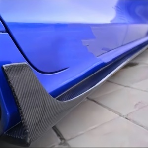 Jupes latérales en fibre de carbone de style R de haute qualité pour Mercedes-Benz CLS-Class W218 CLS63 <span class=keywords><strong>2011</strong></span>+ - Product Image 4
