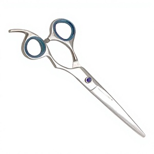 Ciseaux à cheveux professionnels écologiques en acier inoxydable japonais de 6 pouces pour droitiers, 28 dents, manche court, petite taille, super qualité - Product Image 4