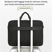 CoolBELL Sac pour ordinateur portable personnalisé avec logo, 15,6 pouces, étanche, grande capacité, mallette pour homme, bureau, voyage