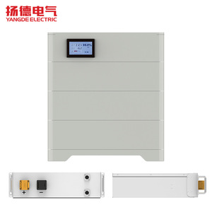แบตเตอรี่จัดเก็บพลังงานแบบเรียงซ้อนได้ของ Yangde รุ่น LiFePO4 IP54 ระบายความร้อนด้วยอากาศ ระบบไฮบริดกริด RS485 สำหรับอุตสาหกรรมและพาณิชย์ - Product Image 1