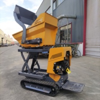Raupendumper 500kg Mini Selbstladender Hydraulischer 6,5PS CE Euro 5 Baustellen- und Obstgartenmaschine Mini Selbstladender Dumper