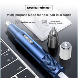 Portable étanche hommes électrique indolore Rechargeable 2 en 1 rasage <span class=keywords><strong>épilation</strong></span> rasoir <span class=keywords><strong>oreille</strong></span> nez tondeuse à cheveux pour hommes - Product Image 6