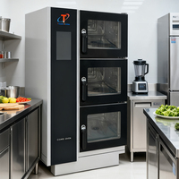 Four à vapeur et à convection commercial haute capacité, commande tactile intelligente, électrique, pour restaurant, hôtel, boulangerie, cuisine