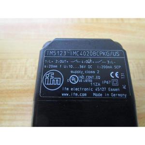 เซ็นเซอร์วัดระยะแบบเหนี่ยวนำ IFM Efector รุ่น IM5123 IMC4020BCPKGUS แบบขั้วต่อสกรู ไม่มีฉนวนป้องกัน ตัวเรือน PBT - Product Image 5