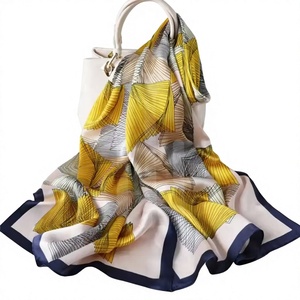 Offre Spéciale de conception de qualité supérieure OEM ODM conception femmes fonction de plein air porter des écharpes en soie pour femmes écharpes en soie - Product Image 1