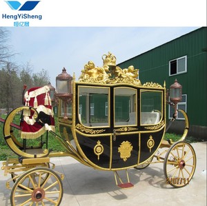 Hermoso Carruaje Rojo Real Tirado por Caballos/Carreta de Caballos en <span class=keywords><strong>Venta</strong></span>/Carreta de Caballos Especial para Fiestas - Product Image 1