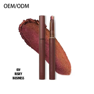 อายแชโดว์แบบแท่ง 12 สี กลิตเตอร์ ขายดี รับผลิตแบรนด์ส่วนตัว เม็ดสีแน่น ติดทนนาน กันน้ำ - Product Image 4