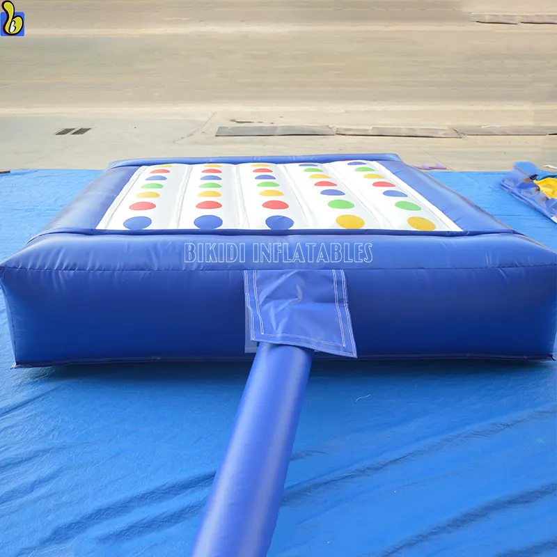 Outdoor Carnival Party Sportspiele Aufblasbare Air Twister Matratze für Kinder