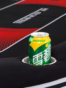 Table de Poker Texas personnalisée à demi-pli fond bleu Queue de Phénix Conception en bambou pour le jeu et les tables de Mahjong - Product Image 3