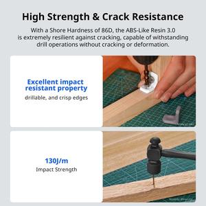 ANYCUBIC - Impresora 3D LCD 3.0 con Resina Similar a ABS, 3 kg/rollo, Mayor Precisión, Alta Resistencia, Menor Tasa de Contracción, Olor Mínimo - Product Image 4