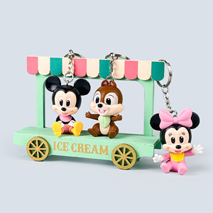 Cartone animato all'ingrosso Mickey <span class=keywords><strong>Minnie</strong></span> Donald bella 3D bambola portachiavi giocattolo di alta qualità per bambini borsa auto ciondolo chiave - Product Image 5