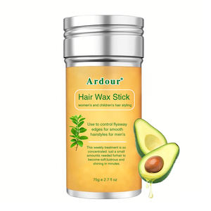 Cire coiffante naturelle à tenue forte toute la journée, gel coiffant à base d'eau, pommade - Product Image 1