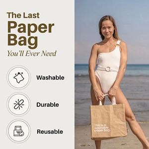 Eco Friendly Recyclable Washable Tyvek Paper <b>Tote</b> <b>Bag</b> <b>Waterproof</b> Durable Shoulder Shopping <b>Bag</b> <b>with</b> Custom Logo Printing - Product Image 5