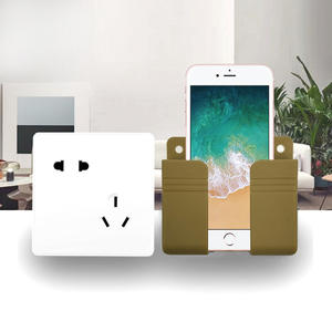Venta al por mayor de fábrica Soporte de cargador de pared de teléfono móvil adhesivo de plástico multifuncional y soporte de control remoto - Product Image 6