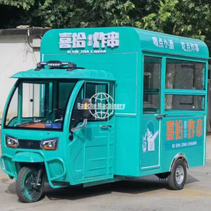 รถสามล้อไฟฟ้าพร้อมอุปกรณ์ครบครันสำหรับขายอาหารเคลื่อนที่ รถพ่วงขายอาหาร โครงสร้างสแตนเลส เหมาะสำหรับขายเฟรนช์ฟรายส์ ไอศกรีม และของว่าง - Product Image 1
