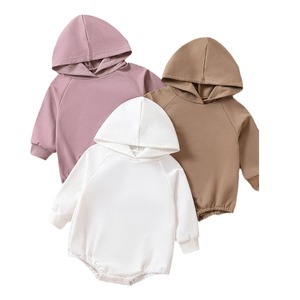 Tuta con Cappuccio per <span class=keywords><strong>Neonato</strong></span> <span class=keywords><strong>Maschio</strong></span>, Manica Lunga, Tinta Unita, <span class=keywords><strong>Abbigliamento</strong></span> Autunno/Inverno e Primavera - Product Image 6