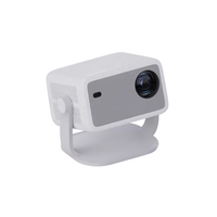 Mini vidéoprojecteur portable Android 14 L18R 400 ANSI Lumen Full HD 1080P 8K avec autofocus pour home cinéma, 1+16 Go