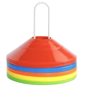 Coni da allenamento in PE resistenti <span class=keywords><strong>per</strong></span> calcio, coni a disco <span class=keywords><strong>per</strong></span> agilità con logo personalizzato <span class=keywords><strong>per</strong></span> allenamento fitness e calcio - Product Image 5