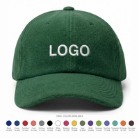 Gorras de Béisbol Personalizadas, Gorra de Algodón Verde Bosque, Gorra de 6 Paneles con Logotipo Bordado, Gorra Tipo Dad, Venta al Por Mayor, Marca Privada OEM