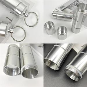 Boîte à pilules empilable 7 jours Conteneur de stockage en métal détachable Organisateur hebdomadaire en alliage d'aluminium étanche - Product Image 6