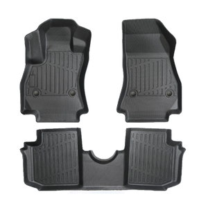 Tappetini su Misura per <span class=keywords><strong>Fiat</strong></span> 500L 2012-2024, Set Completo 3 Pezzi in TPE Resistente Antiscivolo per Tutte le Stagioni, Spessore 3,5mm - Product Image 1