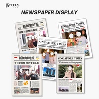 Promotion : Photobooth d'extérieur style journal avec impression instantanée, kiosque professionnel pour reçus et photos, équipé d'une imprimante laser