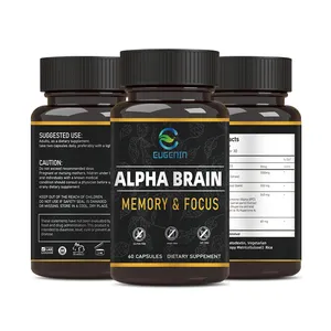 Nootropics Booster Enhance Focus Mind Boost Concentration Improve Memory Clarity For Men Women Alpha Brain Supplement Capsules