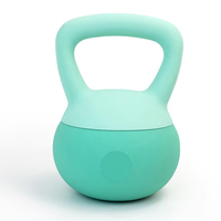Kettlebell en caoutchouc PVC de haute qualité avec logo personnalisé en gros, équipement de fitness
