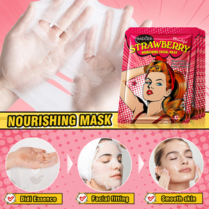 OEM Etiqueta Privada SADOER cuidado de la piel ácido hialurónico hidratante antioxidante brillo diosa mascarilla facial para todo tipo de piel - Product Image 3