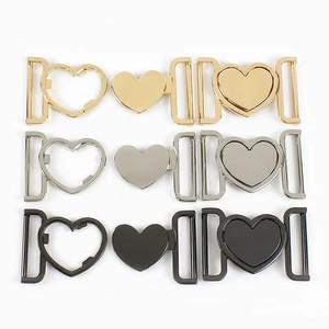 Deepeel Cn412 40Mm DIY Phụ Kiện May Mặc Kẽm Hợp Kim Hình Trái Tim Butt Khóa Quần Áo Áo Khoác Trang Trí Vành Đai Kết Nối Khóa - Product Image 4