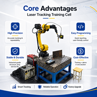 Système de formation pour robot de soudage FANUC M 10iD 12 avec PLC, boîte de vitesses, moteur, servomoteur, IP67, torche Apollo, suivi de soudure laser