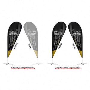 ธงขนนกพิมพ์ลายดิจิทัลแบบกำหนดเอง ธงผ้าชายหาดสำหรับใช้งานกลางแจ้งและเกษตรกรรม - Product Image 4