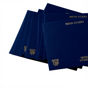 कस्टम लोगो लक्जरी शादी का छोटा व्यवसाय foil लोगो व्यवसाय अनुकूलित ब्रांड ऑर्डर कार्ड प्रिंट - Product Image 5