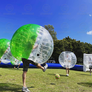 Campo da Calcio Gonfiabile per Coppa del Mondo, Campo da Calcio Gigante Portatile per Bumper Ball, Gioco Interattivo per Bambini e Adulti da Esterno/Interno - Product Image 2