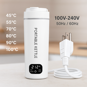 غلاية كهربائية صغيرة محمولة للسفر عالية الجودة، زجاجة ماء كهربائية للسفر بأفضل سعر وجودة عالية - Product Image 3