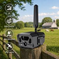 Caméra de sécurité intelligente WILLFINE AI 4G pour ferme, 4G LTE avec panneau solaire et fonction GPS