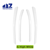 Extensions d'ailes Offroad Noir Brillant Blanc Rouge pour Jeep Wrangler JL 2018+ – Accessoire 4x4 Protection de Roue