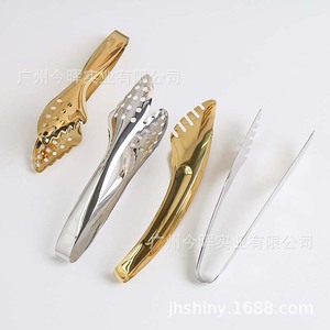 Pinzas de barbacoa de acero inoxidable Shiny-Jh con filtro de aceite hueco para uso en barbacoa y cocina - Product Image 3