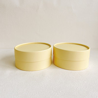 Boîte cylindrique en carton alimentaire personnalisée pour cheesecake, emballage de gâteau, dessert, tube en papier kraft avec logo