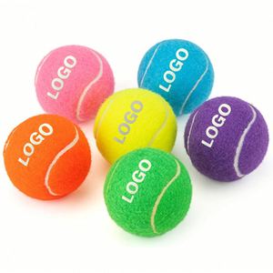 Pelotas de Tenis de Caucho Natural Profesional, Venta al Por Mayor, Pelotas de Tenis Personalizadas, Coloridas, Pelotas de Práctica de Tenis de Playa, Juguetes para Mascotas - Product Image 1