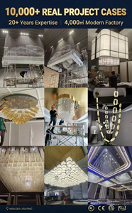 Lámpara de araña de estrella de cielo completo posmoderna moderna personalizada diseño cosmológico de acero inoxidable para función de iluminación de Hotel - Product Image 4