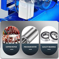 Compresseur d'Air à Piston Mobile 300L de Haute Qualité, Vente d'Usine, pour Réparation Automobile et Pneus, Alimenté par Moteur, Refroidi par Air, Lubrifié