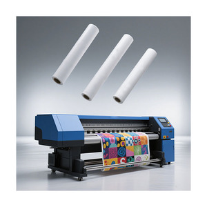 <span class=keywords><strong>Papier</strong></span> de <span class=keywords><strong>sublimation</strong></span> blanc pour impression par transfert thermique sur tissus foncés, textiles vestimentaires lavables 29-100 g/m² - Product Image 1